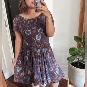 Anthropologie X Weston Wear Caraz Floral Tulle Fit and Flare Mini Dress.…